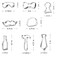 CookieCutter.com Fathers Day Cookie Cutter Set 8 Pc - Foose Cookie Cutters - USA Tin Plated Steel